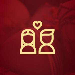 BAÚ EM MDF - ROMÂNTICOS